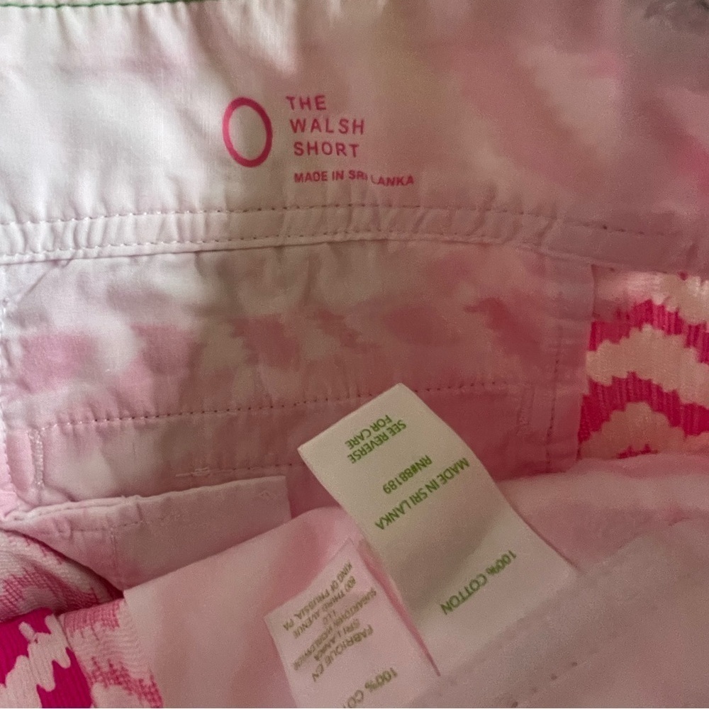 Lilly Pulitzer Women’s The Walsh Shorts Tropical Pink Zebron Size 0 - Picture 5 of 8